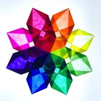 A Waldorf window star by Melissa
