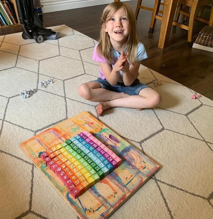Child reading independently